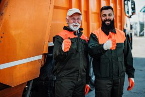 Dumpster Moving Improved with an Electric Dumper Mover.