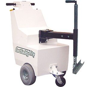 Cart puller prevents strains and pains associated with pushing or pulling heavy hospital beds.