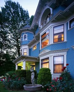 Blue House at Twilight ca. 1999